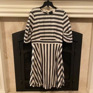 Who What Wear Striped Dress